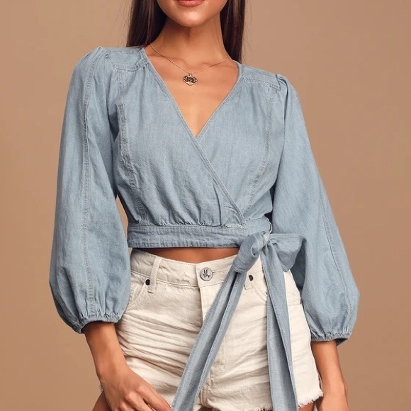Free People Sophie Wrap Top - Picture 1 of 5